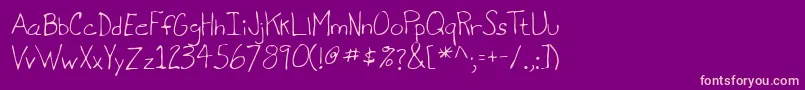 Más sobre la fuente Lehn071 fuente Lehn071 – Fuentes Rosadas Sobre Fondo Morado