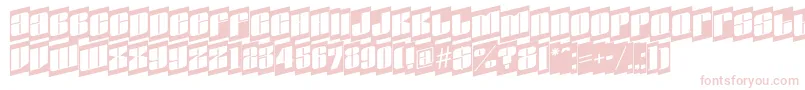 fuente AGlobuscmspup – Fuentes Rosadas Sobre Fondo Blanco
