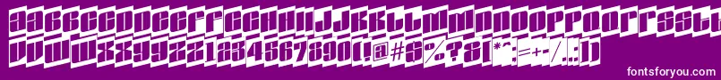 Lisätietoja AGlobuscmspup-fontista AGlobuscmspup-fontti – valkoiset fontit violetilla taustalla