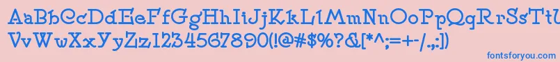 Шрифт Speedballno2nf ffy – синие шрифты на розовом фоне