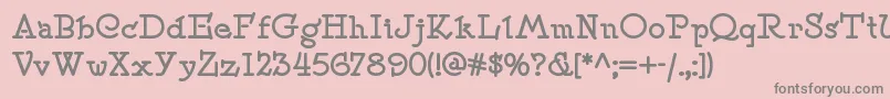 Speedballno2nf ffy Font – Gray Fonts on Pink Background