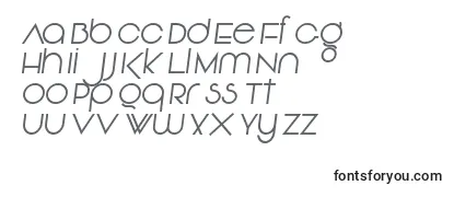 Шрифт Vonique92Italic