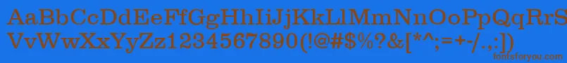 Подробнее о шрифте Backbay Шрифт Backbay – коричневые шрифты на синем фоне