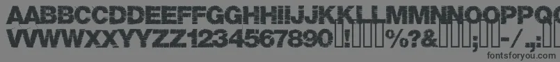 Шрифт Base05 – чёрные шрифты на сером фоне