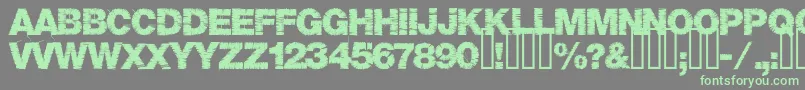 Шрифт Base05 – зелёные шрифты на сером фоне