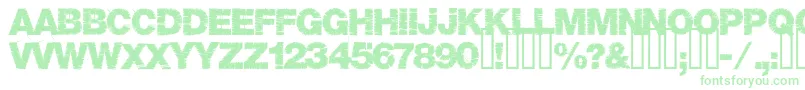 Base05 Font – Green Fonts on White Background