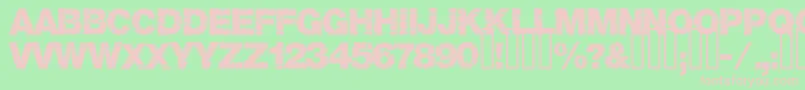 Base05 Font – Pink Fonts on Green Background