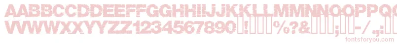 Шрифт Base05 – розовые шрифты на белом фоне