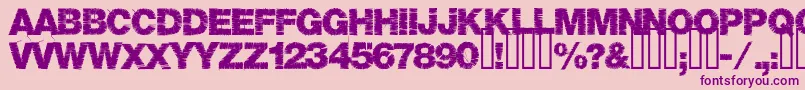 Base05 Font – Purple Fonts on Pink Background