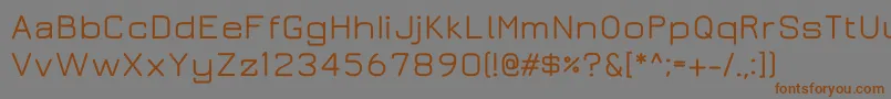 Juramedium Font – Brown Fonts on Gray Background