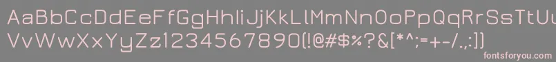 Juramedium Font – Pink Fonts on Gray Background