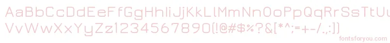 Juramedium Font – Pink Fonts on White Background