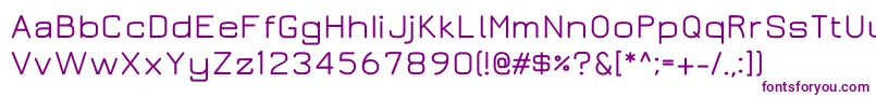 Juramedium Font – Purple Fonts on White Background