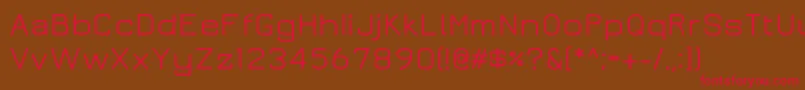 Juramedium Font – Red Fonts on Brown Background