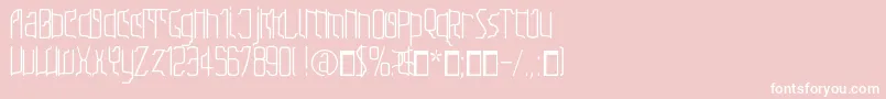 Sfilth Font – White Fonts on Pink Background