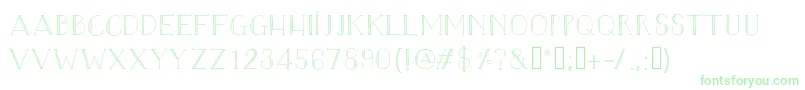 Blazeradley-Schriftart – Grüne Schriften