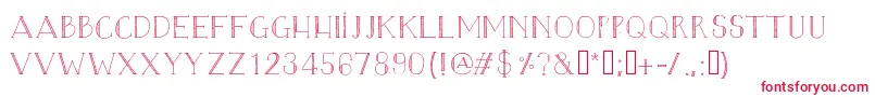 Blazeradley Font – Red Fonts on White Background