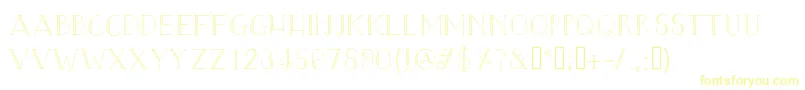 Blazeradley-Schriftart – Gelbe Schriften