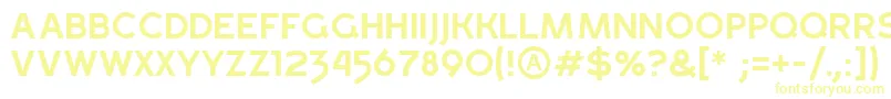 GrossRegular-fontti – keltaiset fontit