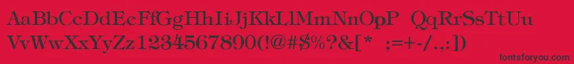 FatimaLiteRegular Font – Black Fonts on Red Background