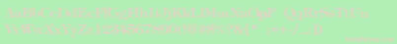 FatimaLiteRegular Font – Pink Fonts on Green Background