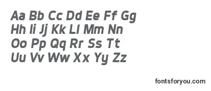 DynoBoldItalic-fontti