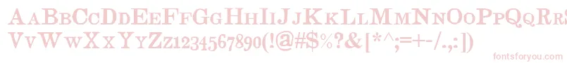 Judgessc Font – Pink Fonts on White Background