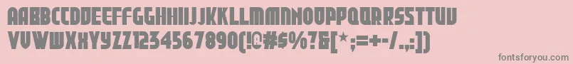 Weitere Informationen zur Shallwegdansknf-Schriftart Shallwegdansknf-Schriftart – Graue Schriften auf rosa Hintergrund