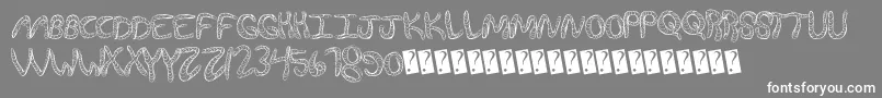 Más sobre la fuente Wurmfun fuente Wurmfun – Fuentes Blancas Sobre Fondo Gris