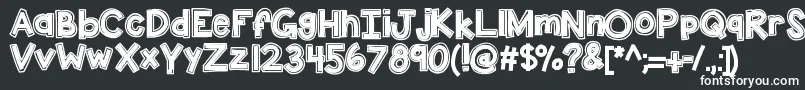 Kbdunktank Font – White Fonts