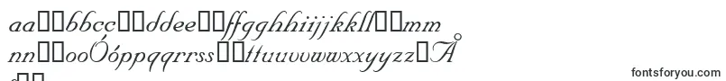 Шрифт NupalscriptdbItalic – польские шрифты