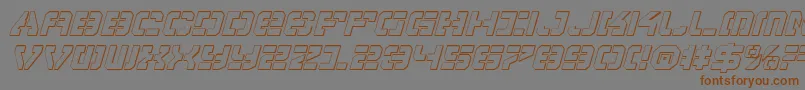 Vypersi Font – Brown Fonts on Gray Background