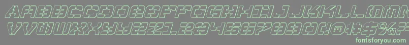 Weitere Informationen zur Vypersi-Schriftart Vypersi-Schriftart – Grüne Schriften auf grauem Hintergrund