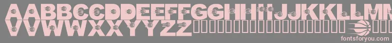 LmsJustALittlePacersFan Font – Pink Fonts on Gray Background
