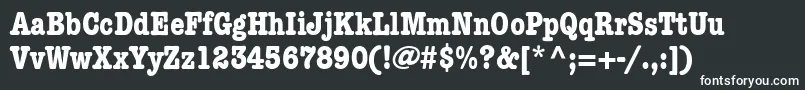 KeyboardCondensedSsiBoldCondensed Font – White Fonts