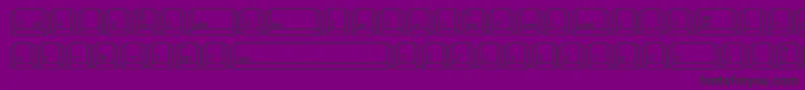 QwertyMac Font – Black Fonts on Purple Background