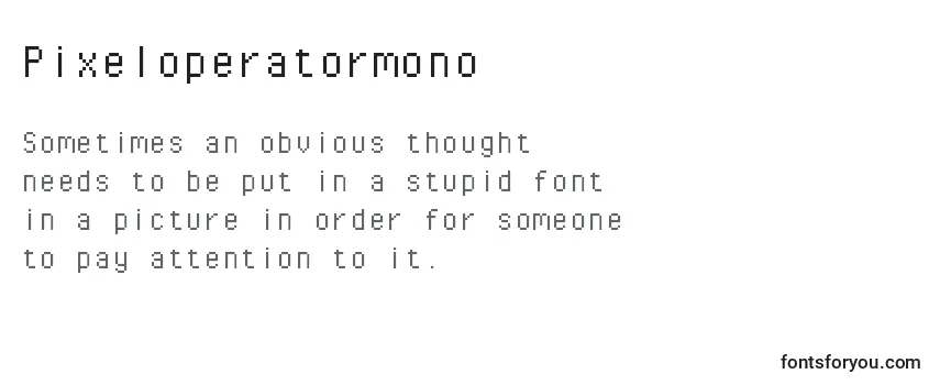 Review of the Pixeloperatormono Font