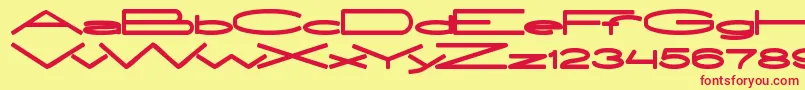 ExtraLarge Font – Red Fonts on Yellow Background