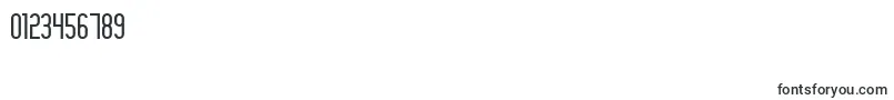 Slimania2-Schriftart – Schriften für Zahlen und Nummern