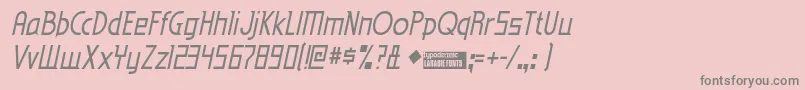 EdenMillsItalic Font – Gray Fonts on Pink Background