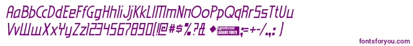 EdenMillsItalic Font – Purple Fonts on White Background