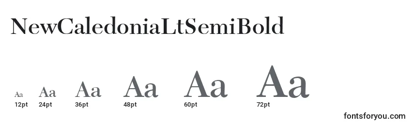 NewCaledoniaLtSemiBold Font Sizes