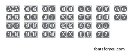 Шрифт Gothiccornercaps