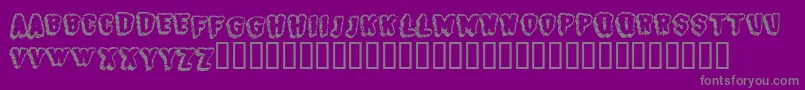 fuente BjSugarcreep – Fuentes Grises Sobre Fondo Morado