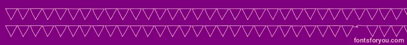 fuente PaperBannerLight – Fuentes Rosadas Sobre Fondo Morado