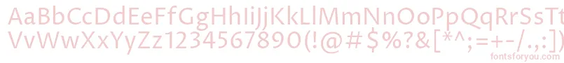 ProzalibreRegular-Schriftart – Rosa Schriften auf weißem Hintergrund