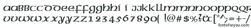 Шрифт Mcleudc – античные шрифты