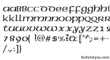  Mcleudc font