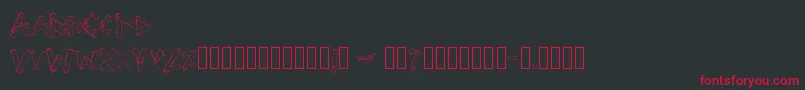 SriPapan Font – Red Fonts on Black Background