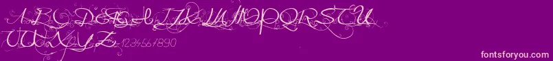 More about Onedaybeforerain Font Onedaybeforerain Font – Pink Fonts on Purple Background